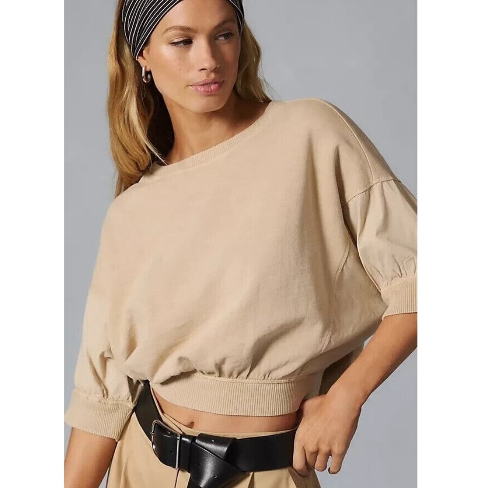 Anthropologie Pilcro Cropped Top